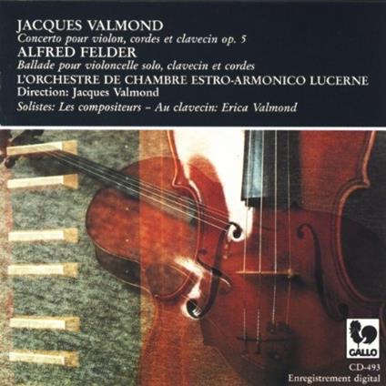 VALMOND Jacques - Concerto per violino e cembalo op 5 - CD Audio