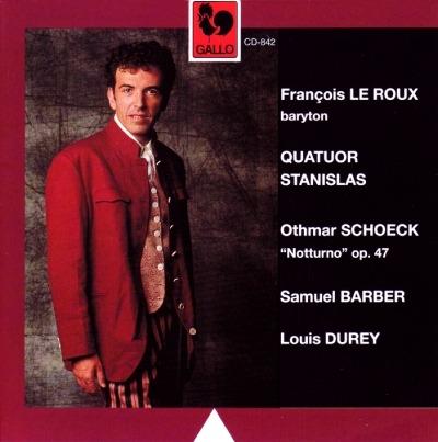 Oeuvres Pour Baryton Et Quatuor a Cordes - CD Audio di Le Roux