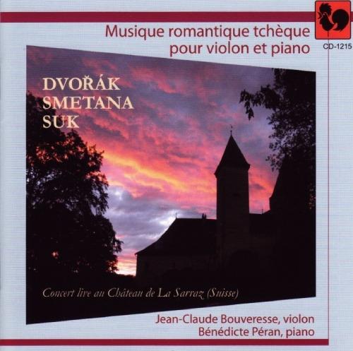 Jean-Claude Bouveresse: Musique Romantique Tcheque Pour Violon Et Piano - CD Audio di Jean