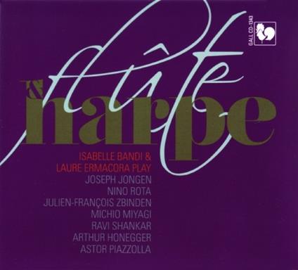 Isabelle Bandi / Laure Ermacora: Flute & Harpe - CD Audio