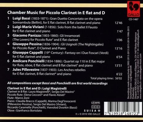 Musica da Camera per Piccolo - CD Audio di Luigi Magistrelli - 2