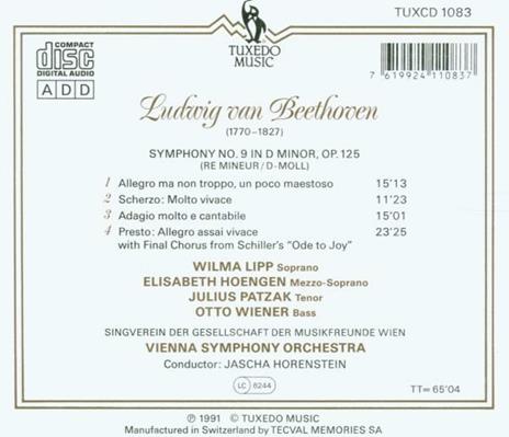 Sinfonia n.9 - CD Audio di Ludwig van Beethoven - 2