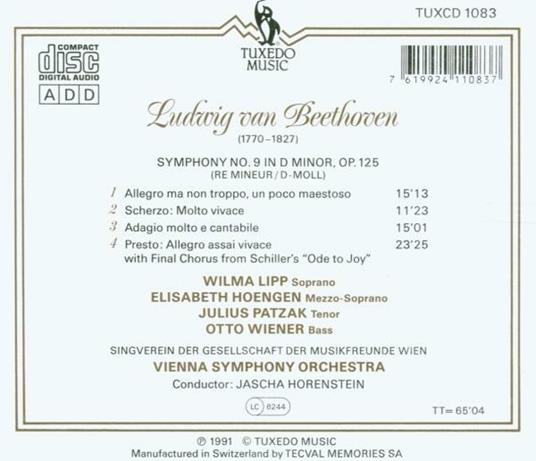 Sinfonia n.9 - CD Audio di Ludwig van Beethoven - 2