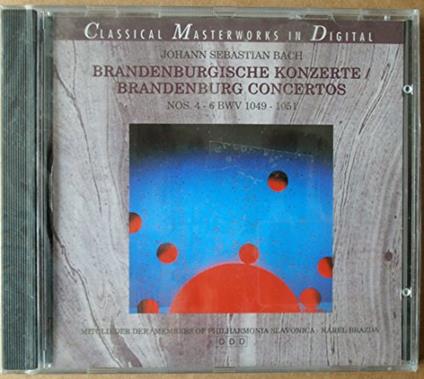Concerti Brandeburghesi 4 - 6 - CD Audio di Johann Sebastian Bach