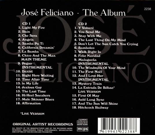 Album - CD Audio di José Feliciano - 2