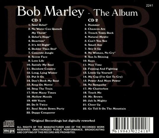 Album - CD Audio di Bob Marley - 2