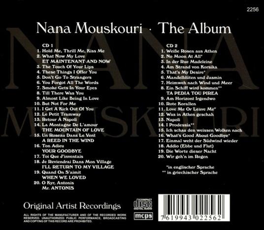 Album - CD Audio di Nana Mouskouri - 2