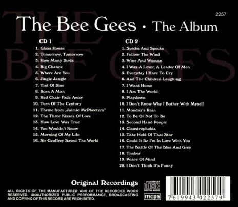 Album - CD Audio di Bee Gees - 2