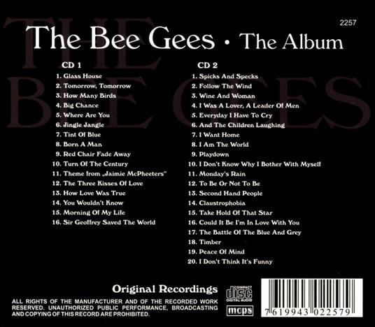 Album - CD Audio di Bee Gees - 3
