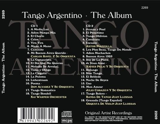 Tango Argentino - CD Audio - 2