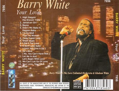 Your Love - CD Audio di Barry White - 2