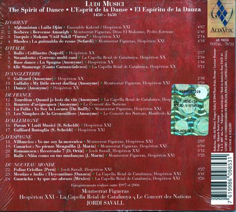 Ludi Musici - CD Audio di Jordi Savall,Montserrat Figueras,Le Concert des Nations,Hespèrion XXI,Capella Reial de Catalunya - 2