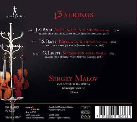 13 Strings - CD Audio di Johann Sebastian Bach - 2