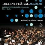 Sinfonia n.6 / Passacaglia op.1 - Variazioni per orchestra op.30 / Le chant du rossignol - CD Audio di Pierre Boulez,Gustav Mahler,Igor Stravinsky,Anton Webern,Orchestra del Festival di Lucerna