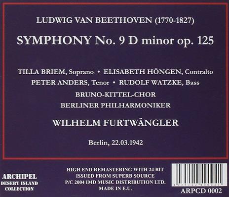 Sinfonia n.9 - CD Audio di Ludwig van Beethoven - 2