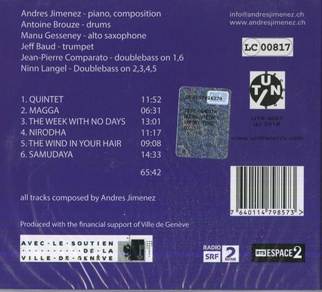 Live - CD Audio di Andres Jimenez - 2