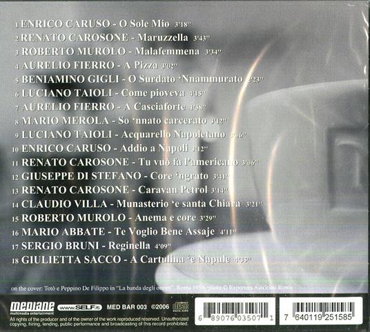 Bar Napoli - CD Audio - 2
