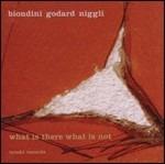 What Is There What Is Not - CD Audio di Luciano Biondini,Michel Godard,Lucas Niggli