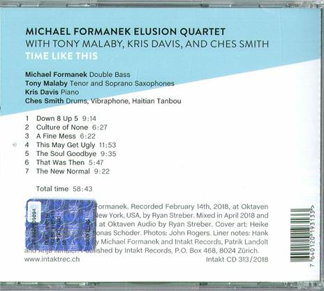 Time Like This - CD Audio di Michael Formanek - 2