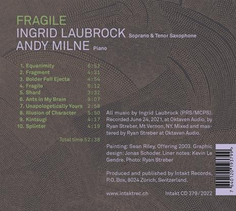 Fragile - CD Audio di Ingrid Laubrock - 2