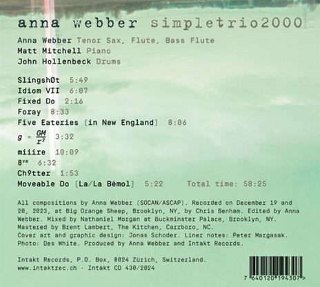 Simpletrio2000 - CD Audio di Anna Webber - 2