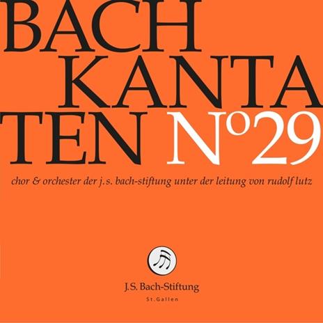Cantata n.29 - CD Audio di Johann Sebastian Bach