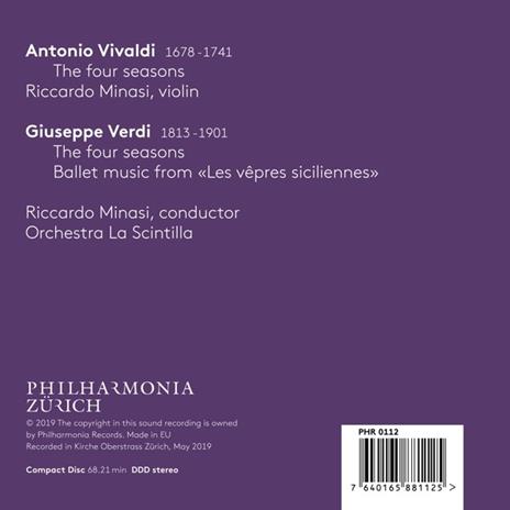 Le Stagioni - CD Audio di Antonio Vivaldi,Riccardo Minasi - 3
