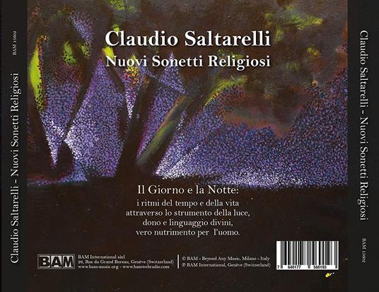 Nuovi sonetti religiosi - CD Audio di Claudio Saltarelli - 2