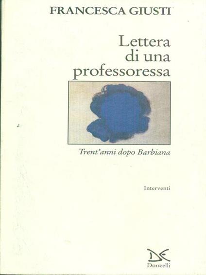 Lettera di una professoressa - copertina