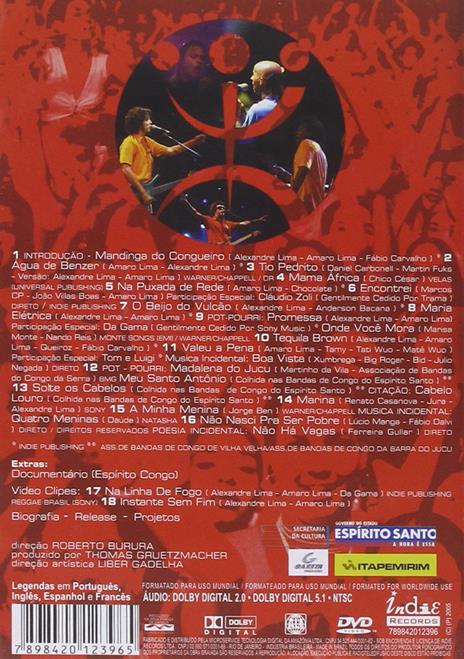 Manimal - Ao Vivo (DVD) - DVD di Manimal - 2