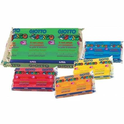 Pasta da modellare Giotto Pongo. Panetto 450 g. Verde chiaro