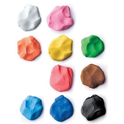 Pasta da modellare Giotto Patplume. Scatola 10 panetti da 50 g. Colori assortiti - 3