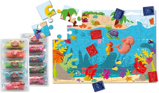 Pasta da modellare con puzzle Barriera corallina Didò Model&Puzzle Coral - 2