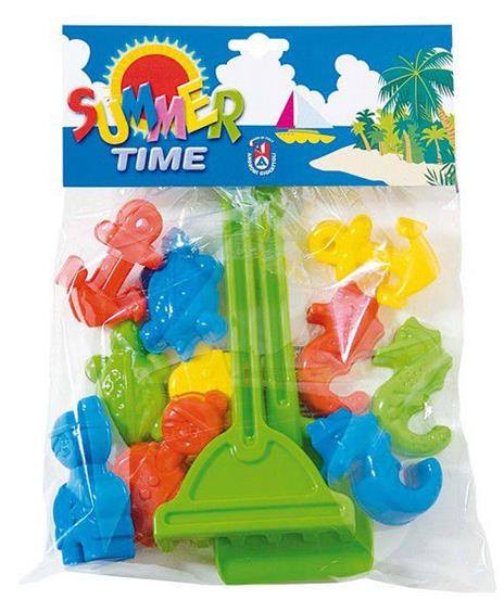 Formine 10 pezzi con paletta e rastrello