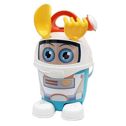 Androni Set Secchiello Mare Astronauta con Annaffiatoio