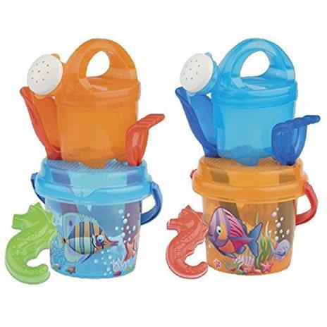 Crazy Fish. Set Mare Baby Trasparente Colorato Con Paillettes - 2