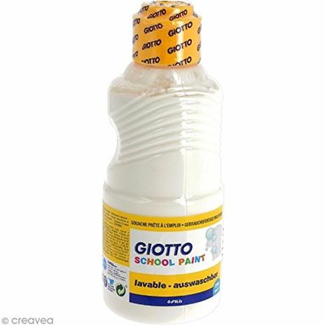 Giotto Tempera pronta school paint 250 ml Flacone 250 ml Bianco - 4