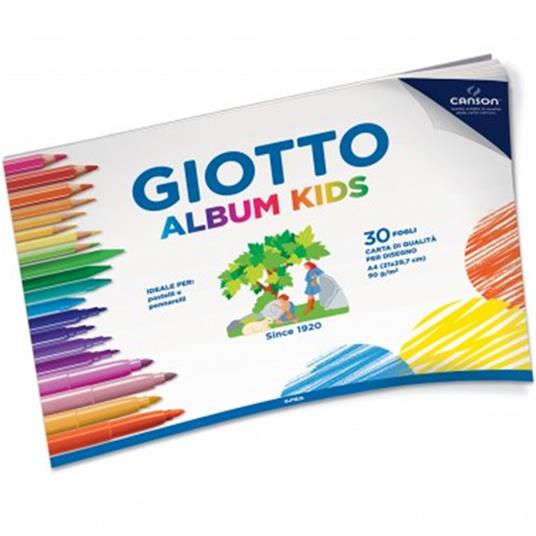 Album da disegno Giotto Album Kids A4 30 fogli 90 g/m2 - 2