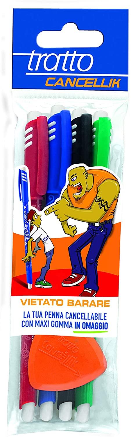 TRATTO CF10 Cancellik Stifte - Lösbare Gel-Tintenroller In 8 Farben