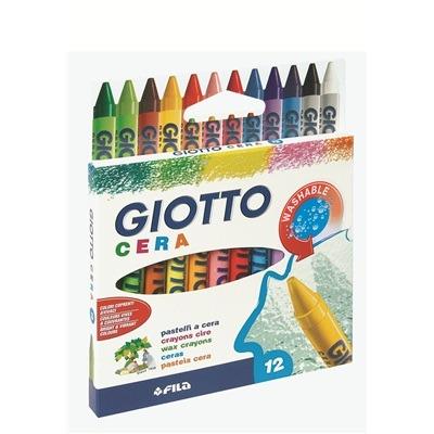 Pastelli a cerca Giotto Cera. Scatola 12 colori assortiti - 7