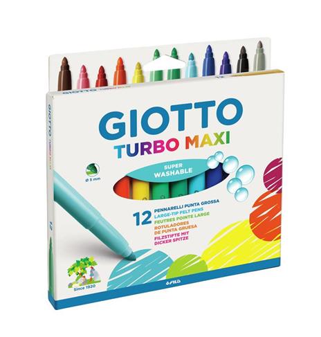 Giotto Astuccio App Pennarelli Turbo Maxi 12 Pz - 2
