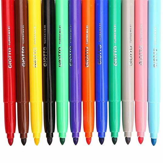 Giotto Astuccio App Pennarelli Turbo Maxi 12 Pz - 10
