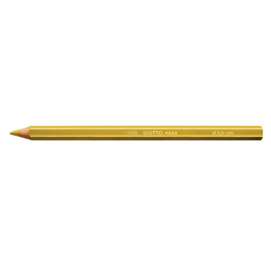 Pastelli Giotto Mega. Scatola 8 matite colorate assortite + Oro e argento - 5
