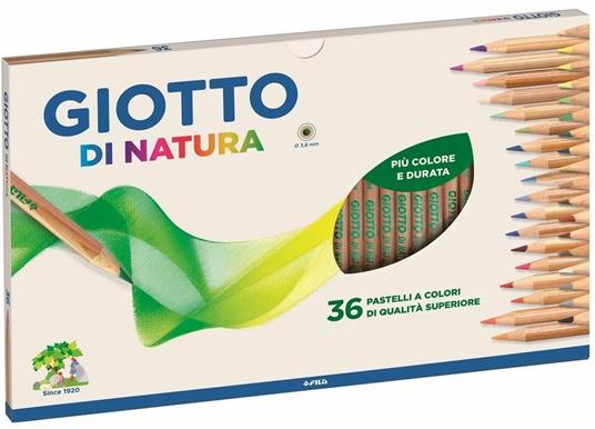 Pastelli Giotto di Natura. Scatola 36 matite colorate assortite - 4