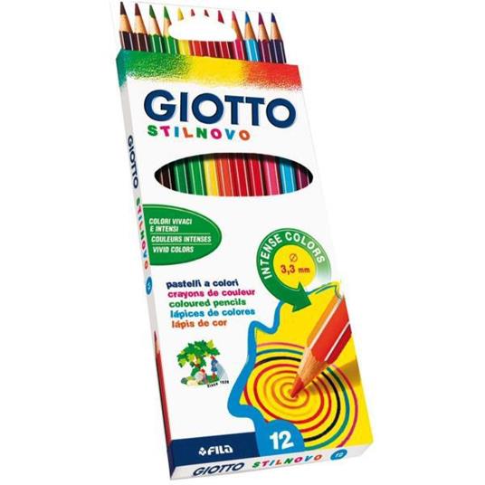 Pastelli Giotto Stilnovo. Scatola 12 matite colorate - 2