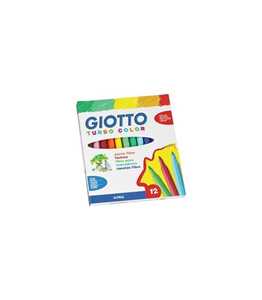 Cartoleria Pennarelli Giotto Turbo color. Scatola 12 colori assortiti Giotto