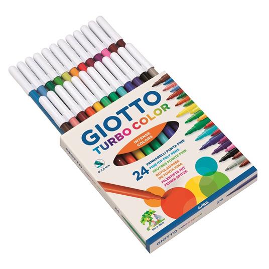 Pennarelli Giotto Turbo color. Scatola 24 colori assortiti - 3