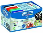 Pennarelli multisuperficie Giotto Decor Materials. Schoolpack 48 colori assortiti