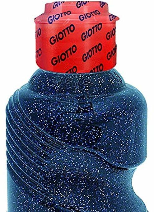 Tempera pronta Giotto qualità extra Glitter. Flacone 250 ml. Blu notte - 2