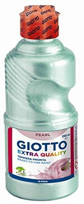 Tempera pronta Giotto qualità extra Pearl. Flacone 250 ml. Verde chiaro - 5